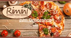 Desktop Screenshot of pizza-rimini.de